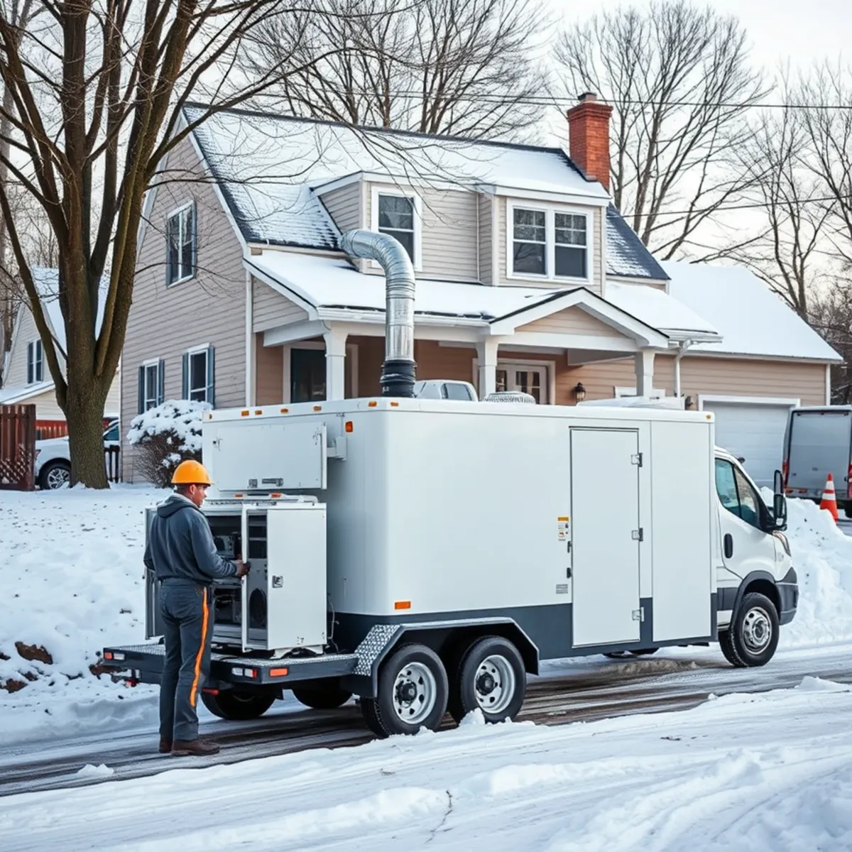 Post-Fire Winterization & Temporary Heat in New Berlin NY